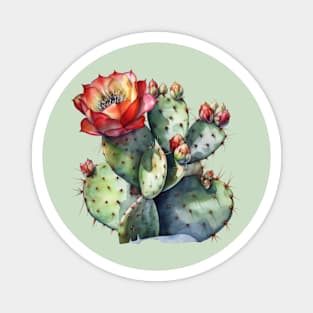 Blooming Cactus Magnet